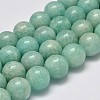 Natural Amazonite Beads Strands X-G-S333-6mm-022-1