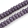 Opaque Solid Color Glass Beads Strands X-GLAA-ZX008-8mm-18S-1
