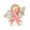 Brass Micro Pave Cubic Zirconia Pendants KK-K298-10B-G-1