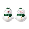 Christmas Themes Baking Paint Alloy Pendants LS-FIND-G097-02I-1