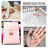12Pcs 12 Styles Valentine's Day Heart Alloy Enamel Pendant Decorations HJEW-FS00078-01-6