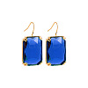 Rectangle Alloy Cubic Zirconia Dangle Earrings FS-WGB3F13-08-1