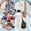 24Pcs 12 Styles Wood & Faux Suede Tassel Pendant Decorations HJEW-NB00329-5