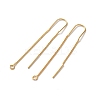 Alloy Stud Earring Findings FIND-WH0110-381G-1