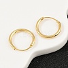 Brass Hoop Earrings EJEW-F378-02G-3