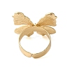 Butterfly Alloy Open Cuff Rings for Women LS-RJEW-U006-06B-G-4