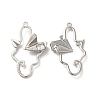 Glass Paper Plane Pendant PALLOY-K001-075P-04-1