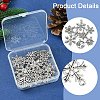 40Pcs 8 Styles Tibetan Style Alloy Pendants FIND-YW0006-26-3