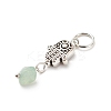 7Pcs 7 Styles Chakra Natural & Synthetic Mixed Stone Chips Alloy Pendants PALLOY-JF01778-06-4
