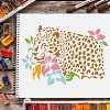 Large Plastic Reusable Drawing Painting Stencils Templates DIY-WH0202-226-6