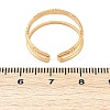 304 Stainless Steel Open Cuff Rings for Women LS-RJEW-A056-01G-3