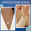 40Pcs Rack Plating Alloy Enamel Pendants PALLOY-SC0013-22-5