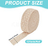 12 Yards Cotton Rhombus Lace Ribbons DIY-WH0580-03-2