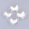 Faux Mink Fur Tassel Pendant Decorations FIND-T040-10-1