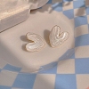 Alloy Enamel Stud Earrings WG29476-68-1