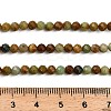 Natural Chrysocolla and Lapis Lazuli Beads Strands X-G-G278-B01-4mm-5