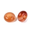 Natural Red Agate European European Beads G-Q602-04E-2