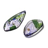4Pcs Transparent Epoxy Resin Butterfly Wings Pendants RESI-C057-02A-2