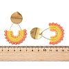 3 Pairs 3 Colors 304 Stainless Steel Dangle Stud Earring Sets for Women EJEW-MZ00755-7