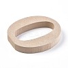 Letter Unfinished Wood Slices LS-DIY-WH0162-62O-2