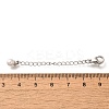 Brass End with Chain KK-C085-13P-3