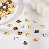 80Pcs 4 Colors Tibetan Style Alloy Pendants FIND-LP0003-12-1