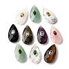 Natural Mixed Gemstone Pendants G-P586-01G-M-1