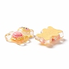 Transparent Resin Cabochons CRES-A050-01-3