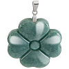 1Pc Natural Jadeite Carved Pendants G-BBC0001-61-1