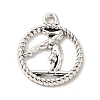Tibetan Style Alloy Sport Pendants PALLOY-M217-41AS-1