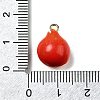 Brass Acrylic Pendants OACR-R006-04G-04-3