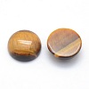 Natural Tiger Eye Cabochons X-G-P393-R12-12mm-2