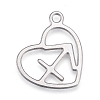 Non-Tarnish 304 Stainless Steel Pendants LS-STAS-M228-A01-07P-1