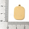 304 Stainless Steel Enamel Pendants X-STAS-I322-83G-C-3