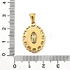Golden 304 Stainless Steel Pendants STAS-K300-02G-M-3