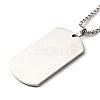 Non-Tarnish 201 Stainless Steel Rectangle with Constellations Pendant Necklace for Women LS-NJEW-G015-01D-2