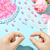 5 Colors Transparent Acrylic Beads MACR-PA0001-03B-02-4