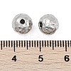 Anti-Tarnish Textured 316 Surgical Stainless Steel Beads STAS-M106-01E-P-2