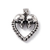 304 Stainless Steel Manual Polishing Pendants X-STAS-G267-17AS-2