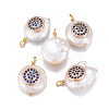 Natural Cultured Freshwater Pearl Pendants PEAR-L027-32D-1
