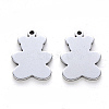 Tarnish Resistant 304 Stainless Steel Pendants STAS-N092-15-2