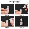 30Pcs 4 Styles Glass Bottle Pendants GLAA-YW0004-23-4