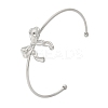 304 Stainless Steel Cuff Bangles LS-BJEW-B107-01P-4