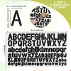 12 Sheets 2 Colors Letter A~Z PVC Waterproof Self-Adhesive Stickers STIC-GA0001-21-2