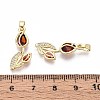 Brass Micro Pave Cubic Zirconia Pendants KK-T071-111G-3