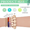 5 Colors Transparent Glass Beads Sets FGLA-PH0001-11B-02-2