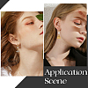 12Pairs 304 Stainless Steel Huggie Hoop Earrings EJEW-SC0001-58-5
