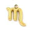 Real 18K Gold Plated PVD Vacuum Plating 304 Stainless Steel Pendants STAS-L278-002G-08-1