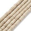 Natural Fossil Beads Strands G-Q159-B34-01-2