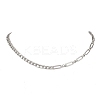 304 Stainless Steel Mixed Link Chain Necklaces NJEW-JN05851-2